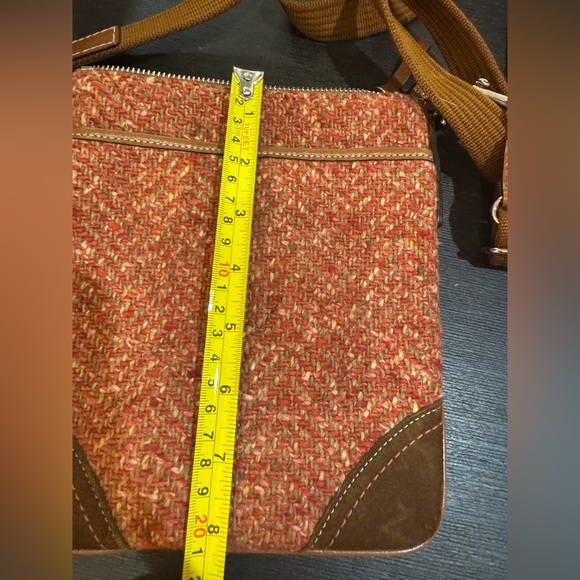 Coach Red and Brown Crossbody Bag - Picture 6 of 7